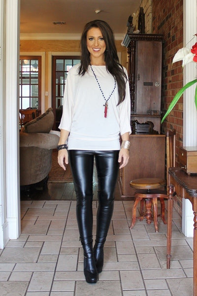 Liquid Leather Leggings. – Alison's Fashion