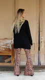 Leopard Flare Pants