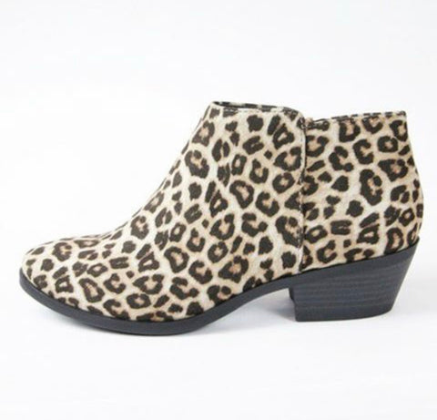 Leopard Booties