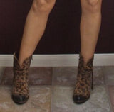 Can't Get Enough Leopard Fringe Boots