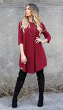 Addictive Dress-Burgundy