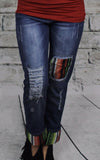 Boyfriend Jeans-Serape