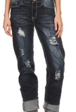 Boyfriend jeans-Darkwash