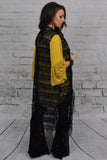 Captivating Crochet Long Vest