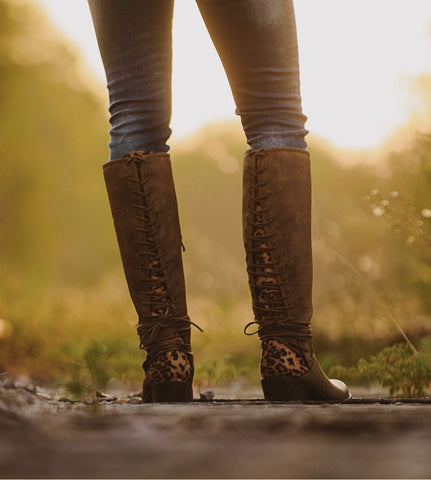 Marcel Leopard Boots