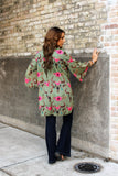Flowering Steer Kimono