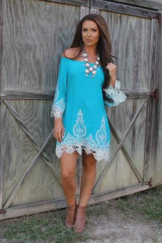 Rivera Dress-3/4 sleeve