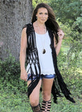Meet Me Half Way Long Vest