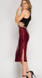 Sequin Pencil Skirt