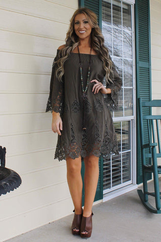 Is it Love Tunic-Olive