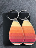 Serape Leather Earrings