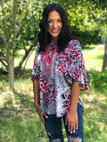 Pink Pattern Top