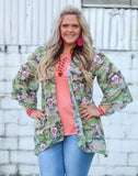 Camo Steer kimono