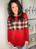 Plaid Meets Winter Top