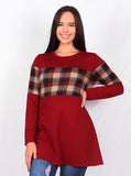 Plaid Meets Winter Top