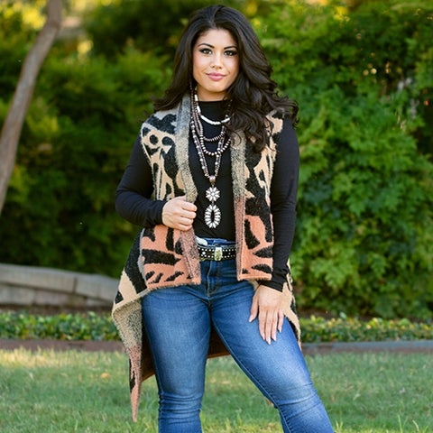 Multi Color Fall Vest