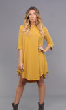 Addictive Dress-Mustard