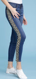 Judy Blue Leopard Side Stripe Jeans