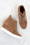 Camel Zoey Wedge Sneaker