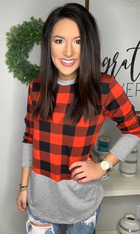 Plaid All Day Top