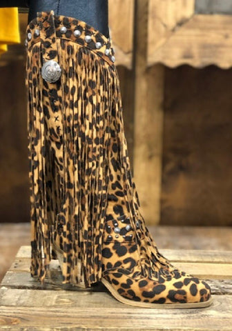 Sassy Leopard Boots