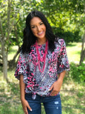 Pink Pattern Top