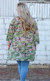 Camo Steer kimono