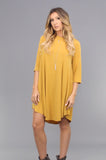 Addictive Dress-Mustard